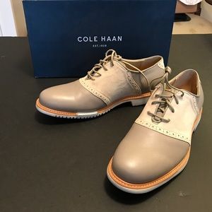 Cole Haan Leather Nubuck Great Jones IISaddle Shoe